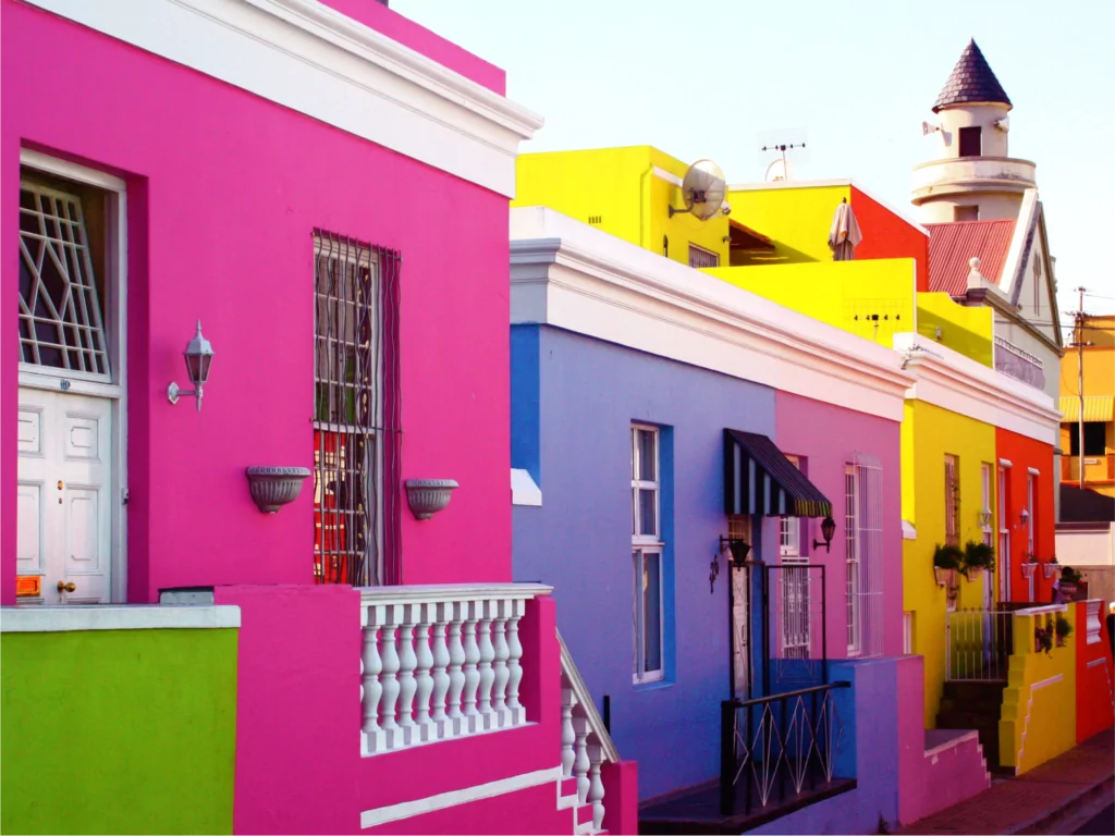Colourful houses of the Bo-Kaap