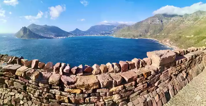 View over Hout Bay from Chapman's Peak Drive