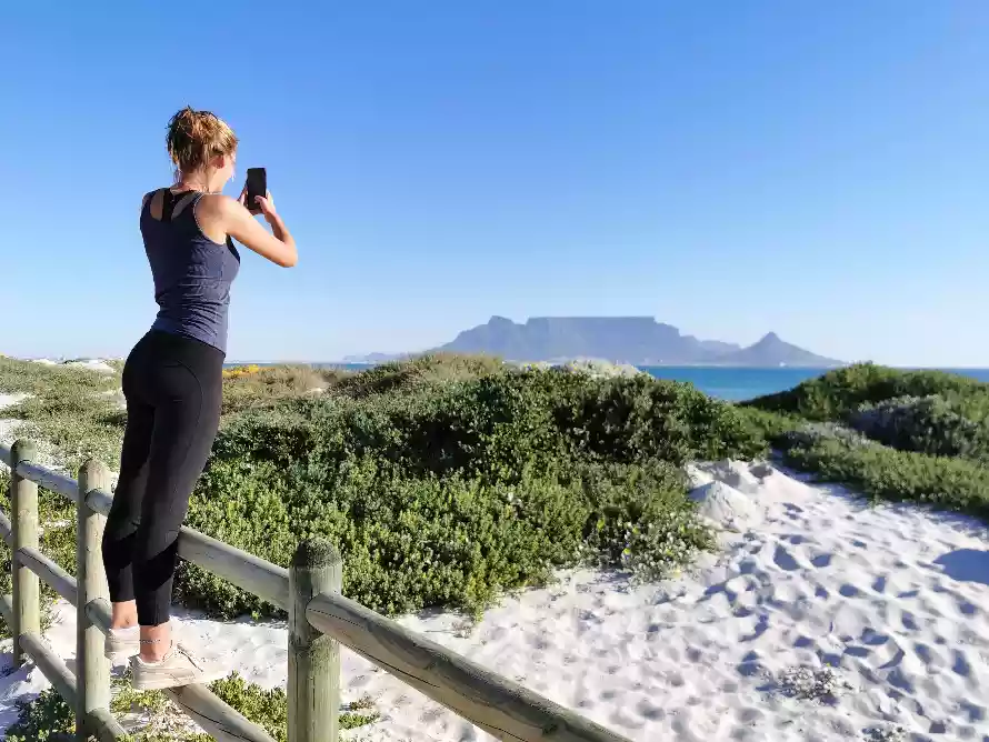 Photographing Table Mountain