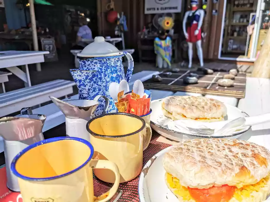 Roosterkoek and moerkoffie