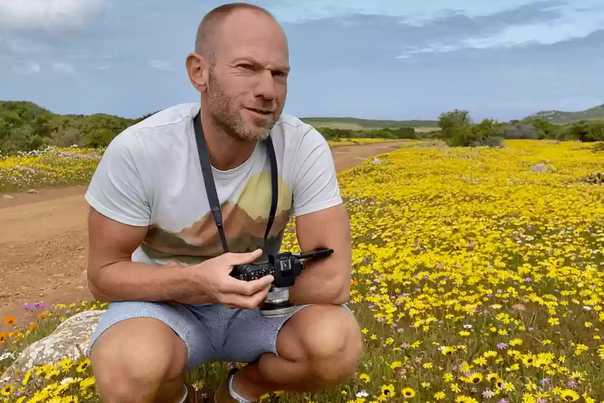 Close-up view of vibrant indigenous West Coast wildflowers